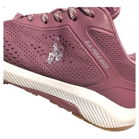 US Polo ASSN Woman's Running‎ Hiking Shoes Sneakers burgundy Size 6.5W - Picture 4 of 7